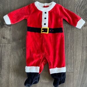 Baby Boy Santa Onesie 3M